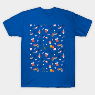 Colorful Birthday pattern T-Shirt